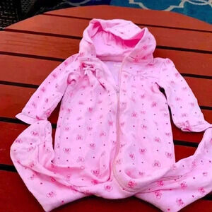 Five for 25 Snugabye,  lightweight sleeper, with ribbons and zipper, 100% cotton